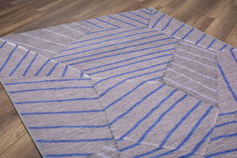 Conceptum Alfombra Funk Chenille Purple 150 x 230 cm